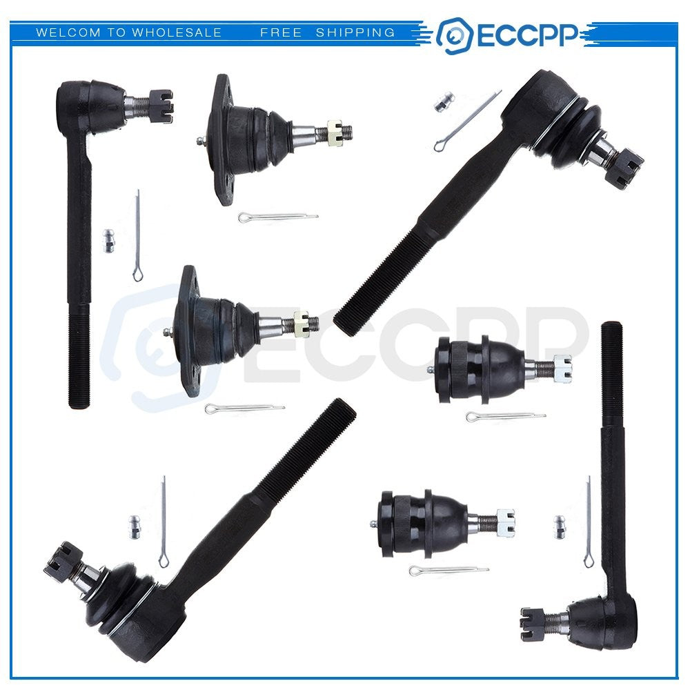 4x Inner Outer Tie Rods Upper Lower Ball Joints Kit For Chevy Balzer & GMC P15 6B93BC-57