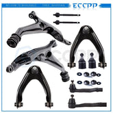 12pcs Front Control Arms Tie Rod Ends For Honda CR-V EX LX SE 2.0L 1997-2001 6B93BC-57