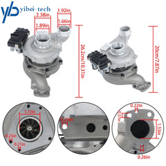 Turbo Turbocharger For Mercedes Freightliner Sprlinter Truck OM642 3.0L 2009-14 6B93BC-57