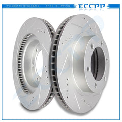 Front Brake Discs Rotors For 2003-2009 Toyota 4Runner 2005-2018 Toyota Tacoma 6B93BC-57