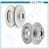 Front 282 mm And Rear 282 mm Brake Slotted Rotors Kit For 2002 - 2004 Honda CR-V 6B93BC-57