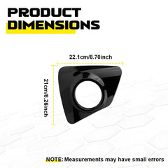 For 2014-2016 Toyota Corolla S Front Bumper Fog Light Lamp Cover Bezel Trim EOA 6B93BC-57