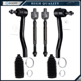6pcs Front Inner and Outer Tie Rod Ends For 2009 - 2012 2013 2014 NISSAN MAXIMA 6B93BC-57