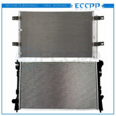 Aluminum Radiator & AC Condenser Cooling Kit For 2007-2010 Ford Edge 3.5L 6B93BC-57