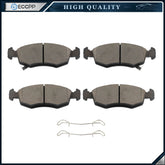 Front Ceramic Brake Pads for 2012 2013 2014 2015 2016 2017 2018 2019 Fiat 500 6B93BC-57