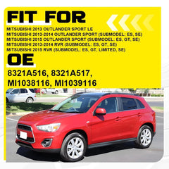 Left+Right Fog Light Bezel Lamp Cover For 2013-2015 Mitsubishi Outlander Sport A 6B93BC-57