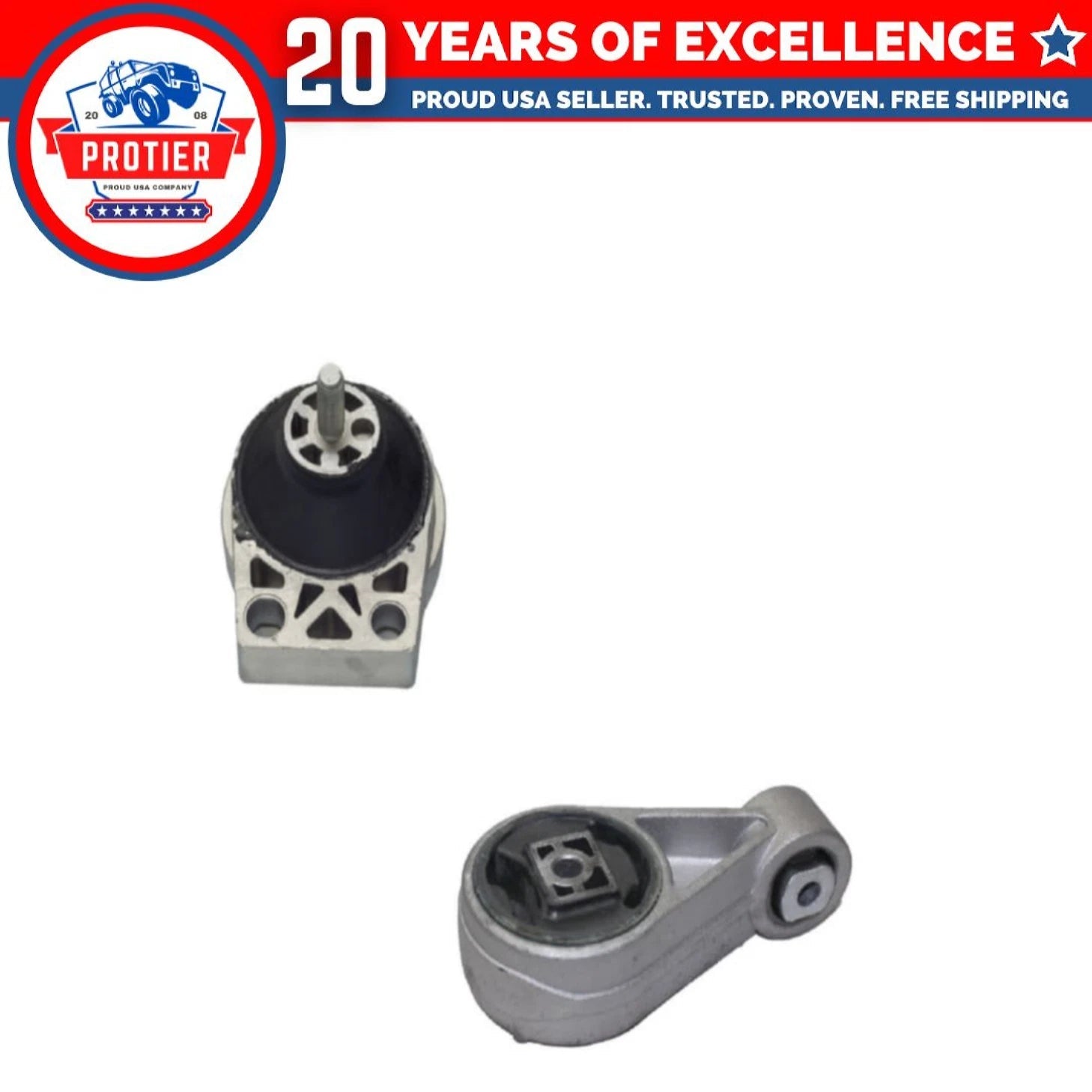 Engine Motor Mount Set 2PCS 2000 - 2004 Compatible for ford Focus 2.0L DOHC 6B93BC-57