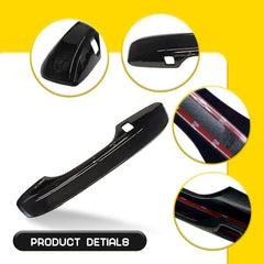4 Gloss Black Door Handle Decor Cover Caps Trim For Honda Civic 11th Gen 22-25 A 6B93BC-57