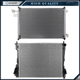 Aluminum Radiator & AC Condenser Cooling Kit For 2005-2009 Ford Mustang