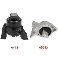 2× ECCPP Engine Motor & Trans Mount Fit For 2009-2013 6 L4 2.5L for Mazda 6B93BC-57