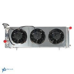3 Row Radiator+Shroud Fan For 1984-2001 Jeep Cherokee XJ/Comanche 2.5L 2.8L 4.0L 6B93BC-57