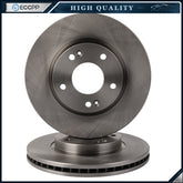 Front Brake Rotors Discs 2PCS For Hyundai Elantra 2009 2010 2011 2012