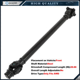 ECCPP Front Driveshaft For BMW X3 F25 2011-2017 X4 F26 2015-2018 938-257 6B93BC-57