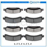 Front And Rear Ceramic Brake Pads For GMC Savana 1500 5.3L 09 10 11 12 13 14 6B93BC-57