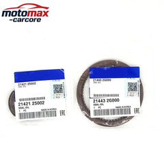 2x Engine Crankshaft Seal For 2022 Hyundai Sonata KIA 2.0 2.4L 21443-2G000 6B93BC-57