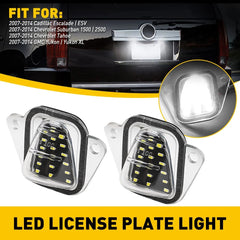 LED License Plate Tag For Lights 2007-2014 Suburban Tahoe Escalade Yukon ESV 6B93BC-57
