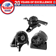 Fits 1998-2002 Toyota Corolla 1.8L MANUAL Trans Motor & Trans Mount Set 3PCS : 6B93BC-57
