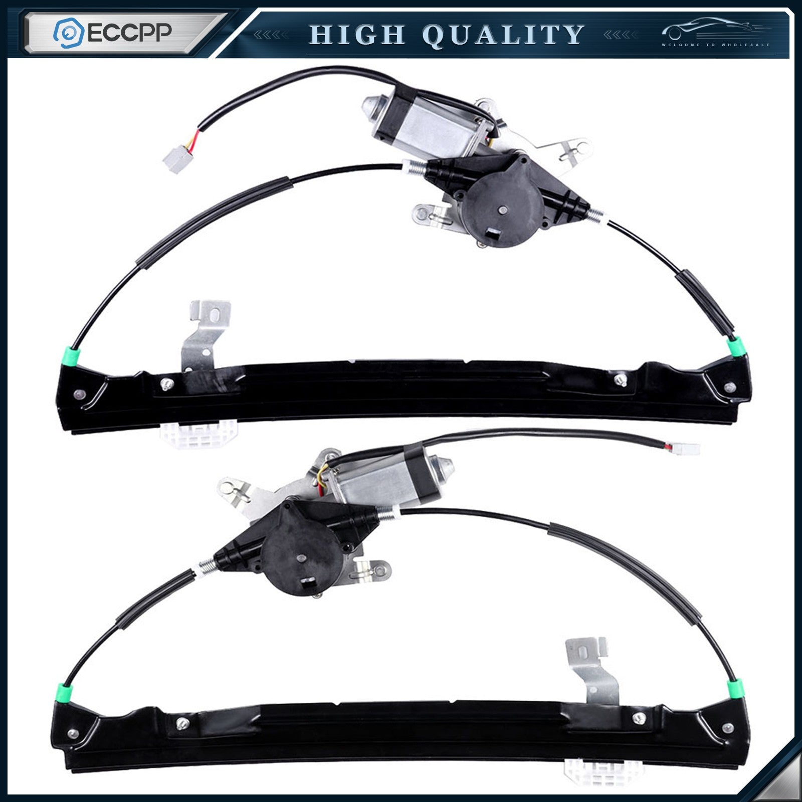 For 2002-2010 Ford Explorer Rear LH RH Power Window Regulator With Motor 6B93BC-57