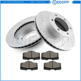 297mm Front Brake Rotors + Brake Pads for Toyota 4Runner Tacoma Drilled Slotted 6B93BC-57