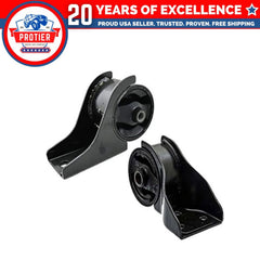 Fits 2002-2005 Kia Sedona 3.5L Front & Rear Engine Motor Mount 2PCS : A6770, 6B93BC-57