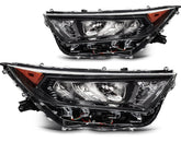 ECCPP LED Headlights Assembly For Toyota RAV4 2.5L 2019-2021 Pair Black Amber 6B93BC-57