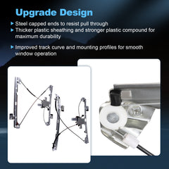 For 2007-08 Cadillac Escalade Front Left Right Power Window Regulator With Motor