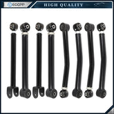 For 2007-2018 Jeep Wrangler 4WD/2WD 8pcs Front Rear Upper Lower Adj. Control Arm 6B93BC-57
