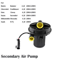 Secondary Air Pump for 04-05 Chevrolet Trailblazer Cadillac DTS GMC 4.2 12574379 6B93BC-57