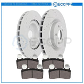 Front Ceramic Brake Pads And Rotors For 11 12 13 14-15 Chevrolet Camaro 6B93BC-57