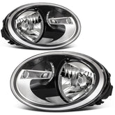 Headlights Assembly Left+Right For 2019-2012 VW Beetle Halogen Type Headlamp 6B93BC-57