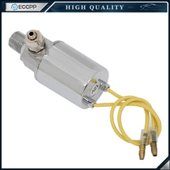 12V 150 PSI Chorme Solenoid Valve For Train Horn Air Tank Compressor ?" Air Tube 6B93BC-57
