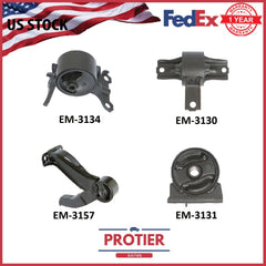 Engine Motor and Trans Mount Set for 2007-2009 Dodge Caliber 2.4L Auto CVT AWD 6B93BC-57