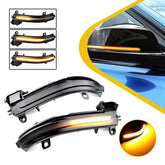 Smoked Turn Signal Lamp LED Side Mirror Light For BMW 4 3 2 1 Series F30 F35 F80 6B93BC-57