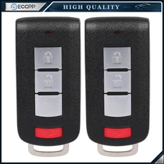 For Mitsubishi Lancer 2008-2017 OUC644M-KEY-N 2Pcs Remote Car Key Fob 6B93BC-57