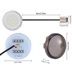 4PCS LED Turn Signal Lights for Harley Softail Dyna Sportster Touring Tri Glide