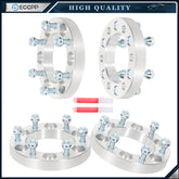 4 Wheel Spacers 1 inch 6x5.5 12x1.5 108 CB For Toyota Tacoma Chevrolet Colorado 6B93BC-57