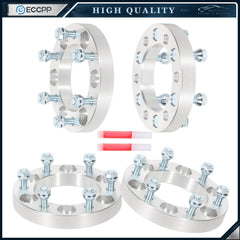 4 Wheel Spacers 1 inch 6x5.5 12x1.5 108 CB For Toyota Tacoma Chevrolet Colorado 6B93BC-57