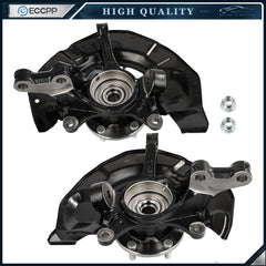 2X Front Wheel Hub Bearing Knuckles Assembly For Toyota Highlander AWD 2004-2007 6B93BC-57