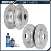 Front + Rear Drilled Slotted Brake Rotors Kit For Nissan Altima 07 08 09 - 2012 KOEEP