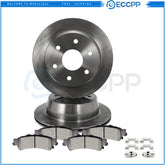 Rear Brake Pads And Rotors For 2000-2001 Chevrolet Tahoe 5.3L GMC Yukon 4.8L 6B93BC-57