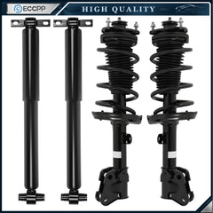 Front Rear Struts & Shocks For 2009-15 Honda Pilot with Coil Spring & Mount Set 6B93BC-57
