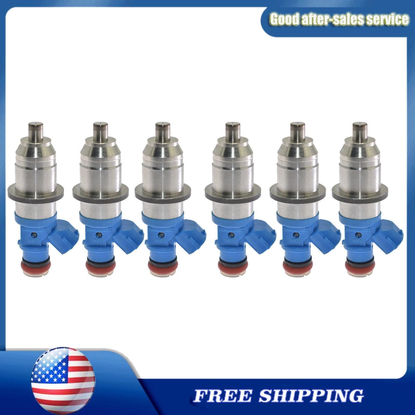 6x Fuel Injector for Yamaha Mitsubishi Shogun Pajero Delica Space Wagon 2.0 2.4 6B93BC-57