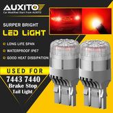 AUXITO 7443 7440 7444 Red LED Brake Tail Stop Turn Signal Marker Light Bulb EXC AUXITO