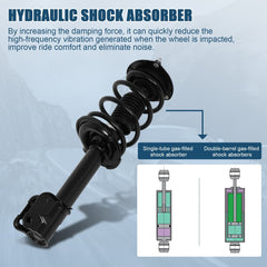 Full (2) Front Quick Struts Shocks & Spring Assembly For 2011-2013 Kia Sorento 6B93BC-57
