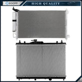 Aluminum Radiator & AC Condenser Cooling Kit For 2009-2012 2013 2014 Nissan Cube 6B93BC-57