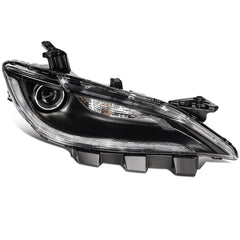 Pair Kit Halogen Headlights Assembly For 2015-2017 Chrysler 200 2.4L 3.6L Black 6B93BC-57