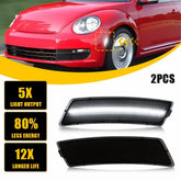 For 2012-2023 VW Beetle Tiguan Smoke White LED Bumper Side Marker Signal Light A 6B93BC-57