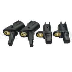 4PCS ABS Wheel Speed Sensor Front Rear L/R For Ford Jaguar Lincoln Volvo 02-20 6B93BC-57