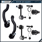 6PCS Front Ball Joints Tie Rods Sway bar Links Kit Fits Acura & Honda Accord 6B93BC-57