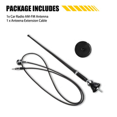 16" Universal Mount Swivel Base Radio Amplified AM/FM Signal Aerial Antenna EOA 6B93BC-57